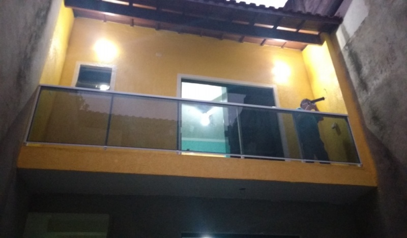 Corrimão de Escada em Vidro Temperado Caieiras - Empresa de Corrimão de Vidro Temperado