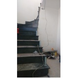 corrimão de escada caracol ABCD
